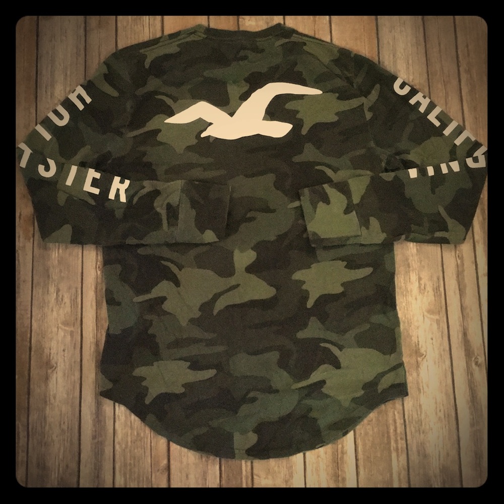 Camo Hollister long sleeve Tee